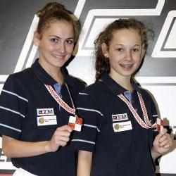 Adriana und Giuliana Federici vom BSV Friedrichshafen mit starker Leistung bei den Croatian Open in Zagreb. Beide erkämpften Silber.